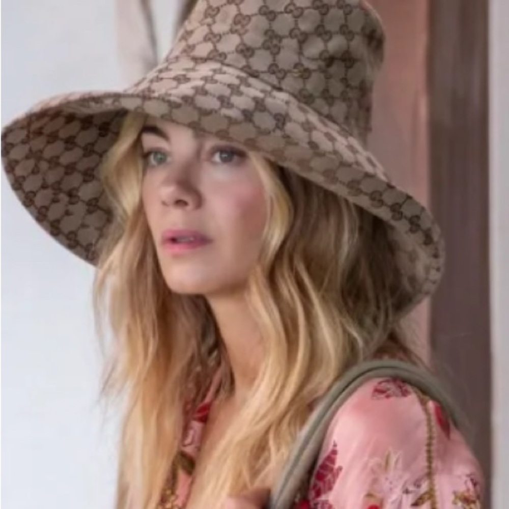 Gucci Brown Monogram Bucket Hat
